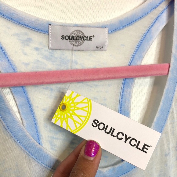 SOULCYCLE light blue workout/tank top 💙 - Picture 3 of 9